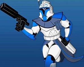 Captain Rex Illustration Paint By Numbers