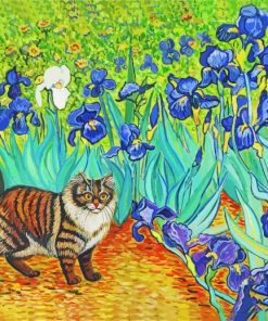 Cat Van Gogh Art Paint By Numbers