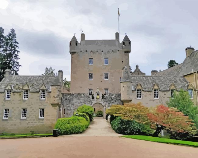 Cawdor Castle paint by numbers
