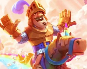 Clash Royale Game paint by numbers