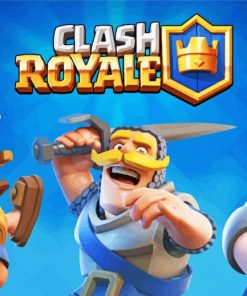 Clash Royale Poster Paint By Numbers