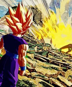 Dragon Ball X Game Paint By Numbers