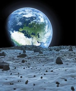 Earth Rise View Paint By Numbers