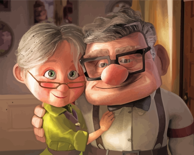Up Movie Animation Paint By Numbers