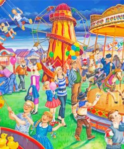 Fairground Rides Paint By Number