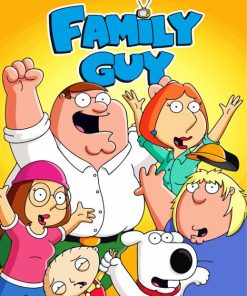 Family Guy Poster Paint By Numbers