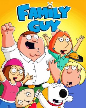 Family Guy Poster Paint By Numbers