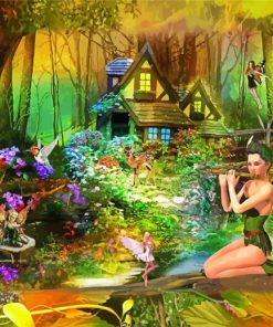 Fairy Landscape Paint By Numbers