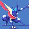 Greninja Animation paint by numbers