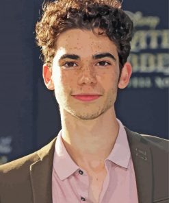 Handsome Cameron Boyce paint by numbers
