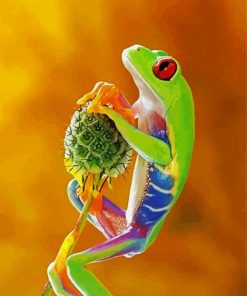 Stylish Frog Paint By Numbers
