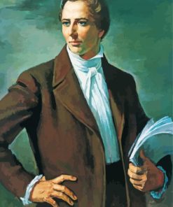 Joseph Smith Portrait paint by numbers