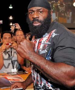 Kimbo Slice MMA Fighter paint by numbers