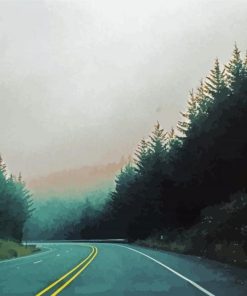 Lonely Road Paint By Numbers