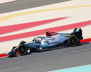 Mercedes F1 Car Paint By Numbers
