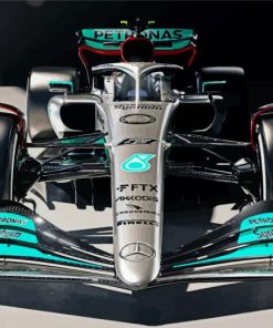 Mercedes-F1 paint by numbers