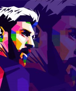 Messi Art Paint by Numbers