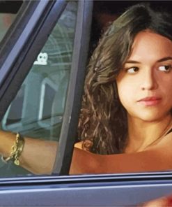 Michelle Rodriguez paint by numbers