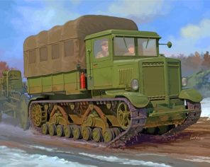 Military Green Truck Paint By Numbers