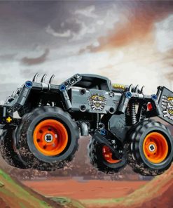 Monster Truck Engines paint by numbers