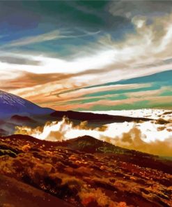 Mount Teide Volcano paint by numbers