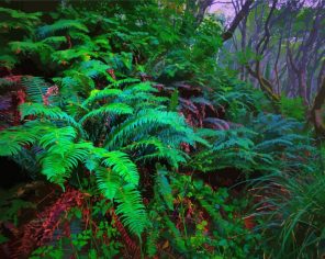 Nature Ferns Paint By Numbers
