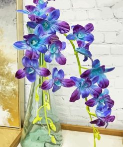 Orchid Flowers paint by numbers