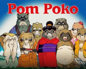 Pom Poko Cartoon - Paint By Numbers