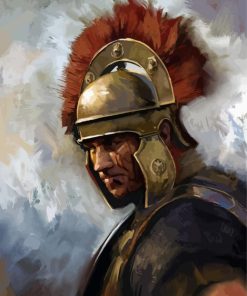 Roman Soldier Paint by Numbers