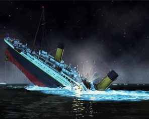 Sinking Of Titanic Paint by Numbers