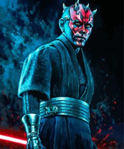 Sith Lord Art Paint By Numbers