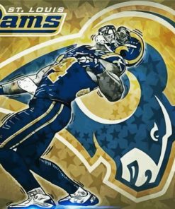 St Louis Rams Paint By Numbers
