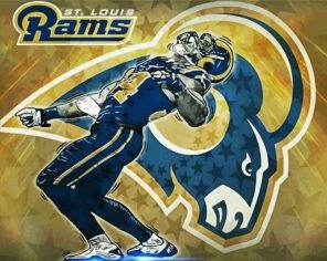 St Louis Rams Paint By Numbers