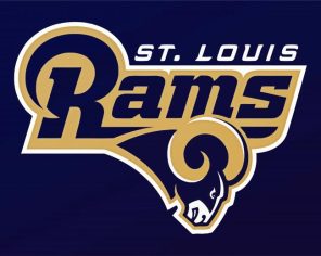 St Loui Rams Logo Paint by Numbers