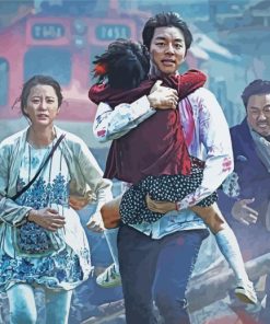 Train To Busan Korean Movie paint by numbers