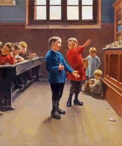 Antique School Paint By Numbers