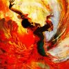 Abstract Flamenco Paint By Numbers