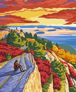 Acadia Landscape Paint By Numbers