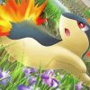 Adorable Cyndaquil paint by numbers