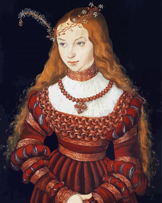 Anne Of Cleves Paint by Numbers
