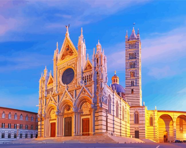 Duomo Di Siena paint by numbers