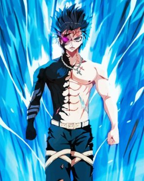 Aesthetic Gray Fullbuster paint by numbers