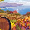 Italy Vineyard Art paint by numbers