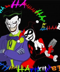 Mad Lover Joker paint by numbers