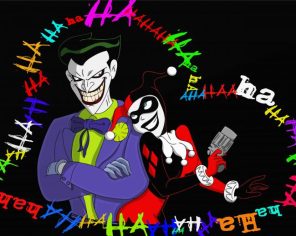 Mad Lover Joker paint by numbers