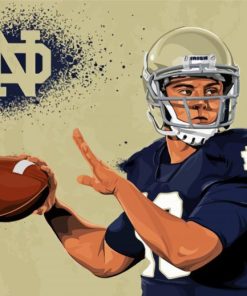 Notre Dame Football paint by numbers
