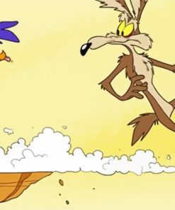 Roadrunner And Coyote paint by numbers