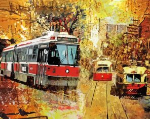 Street Cars Art Paint by Numbers