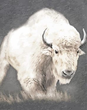 White Bison paint by numbers
