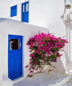 Vintage Greek Door Paint By Numbers